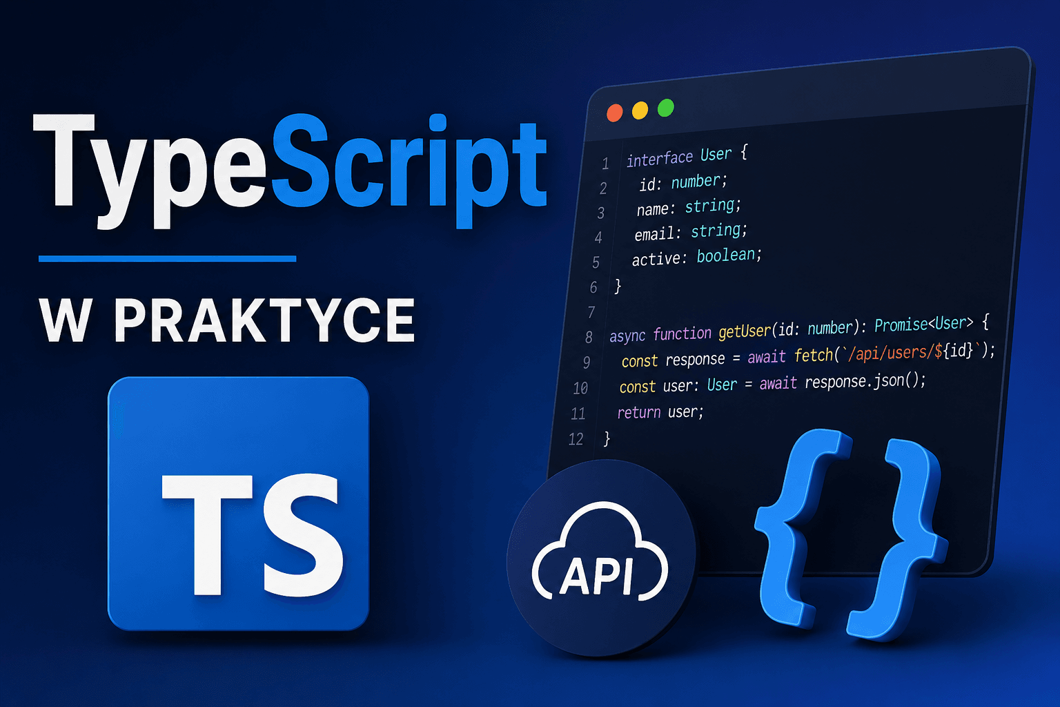 TypeScript w praktyce: typy, interfejsy i typowanie API