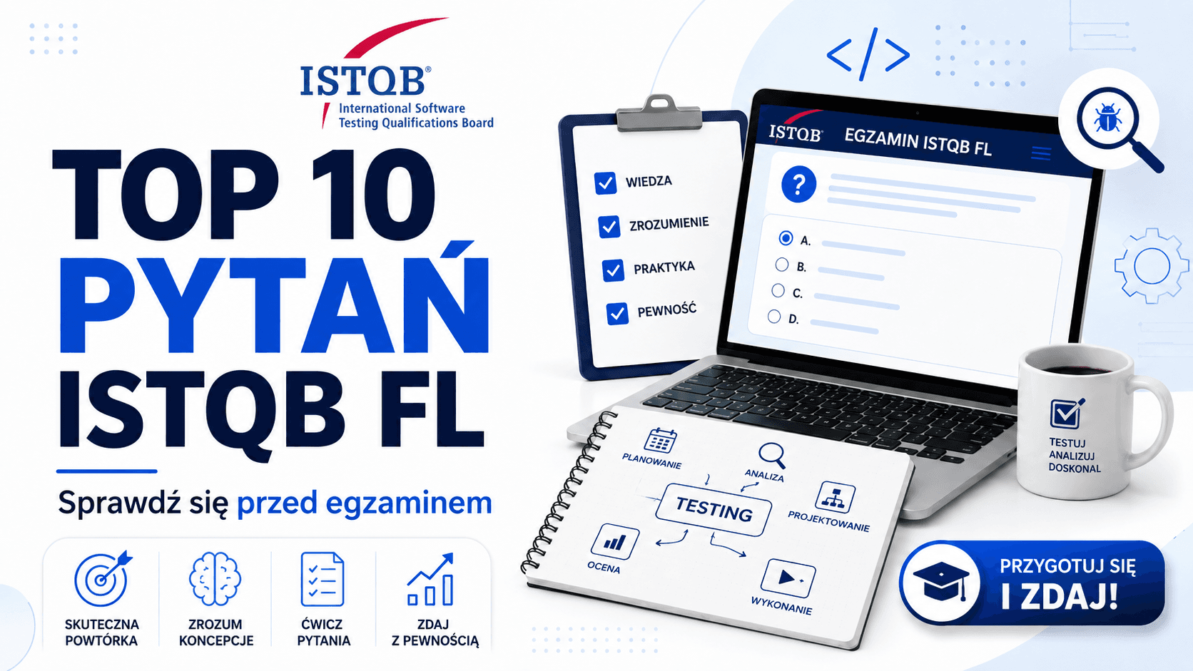 Top 10 pytań ISTQB Foundation Level – sprawdź się przed egzaminem