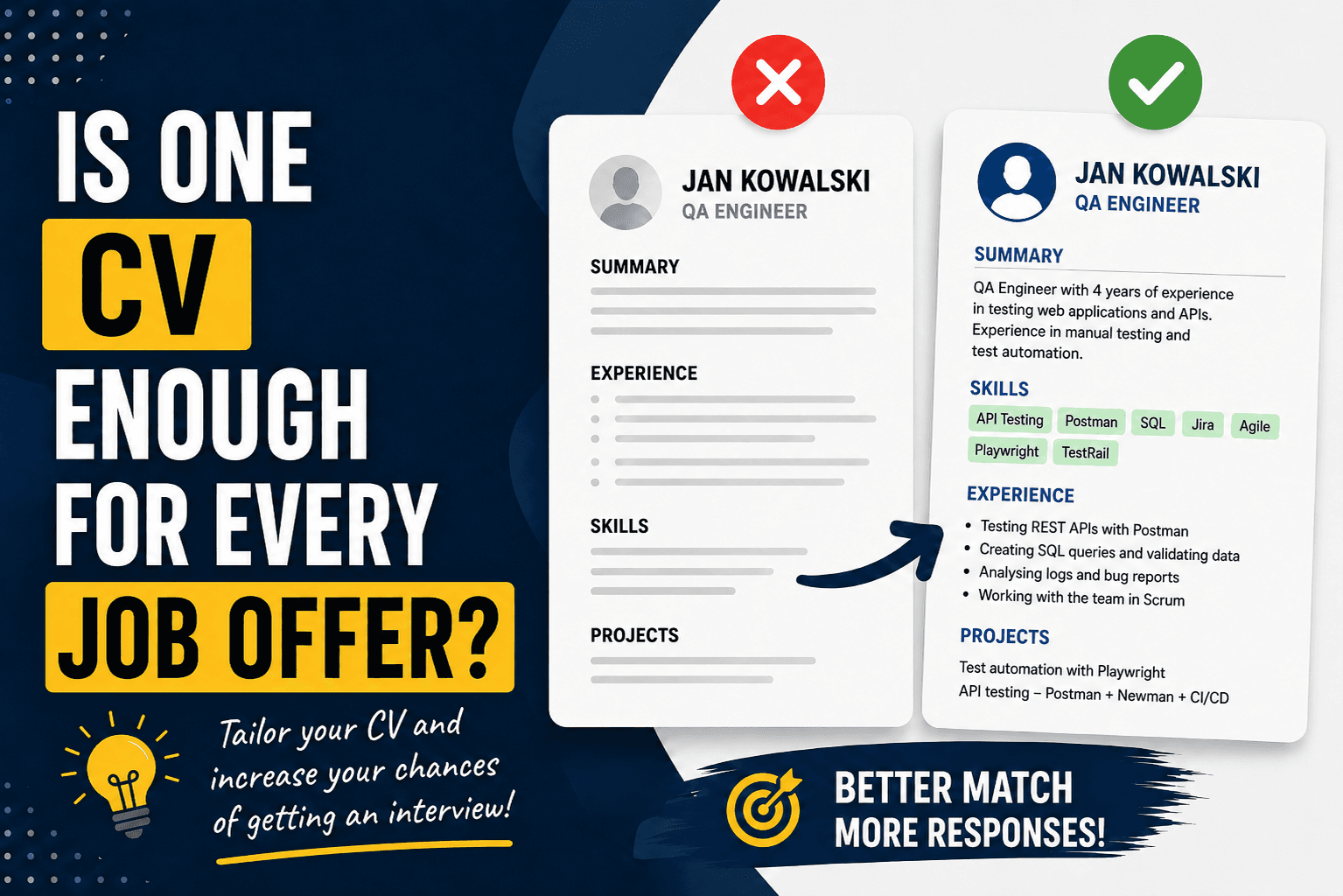 Is One CV Enough for Every Job Application?